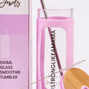 Glass Smoothie Tumbler, Australia-Wide Delivery